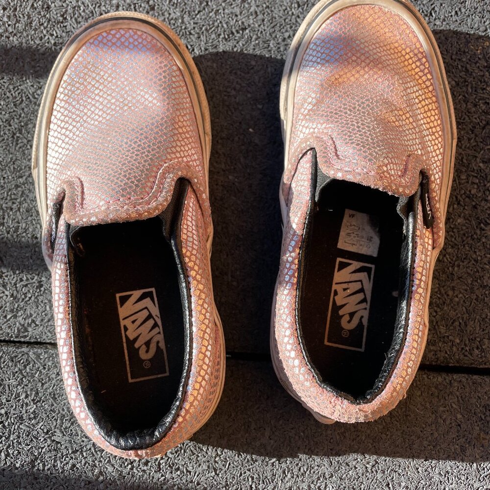 Van Slip on Sparkly Pink-11 Toddler